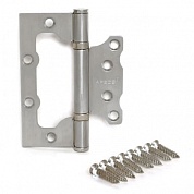 Картинка Петля накладная Apecs 100*75*2,5-B2-Steel-NIS сатин